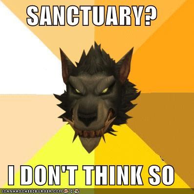SANCTUARY?  I DON'T THINK SO