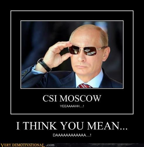 I THINK YOU MEAN...