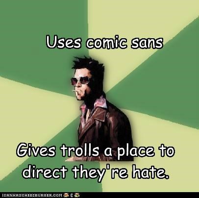 Tyler Durden: Intentional Speling Mistake, Make People Talk to Each Other About It