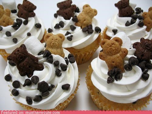 Epicute: Teddy Grahams Cupcakes