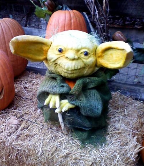 Yoda Pumpkin of the Day