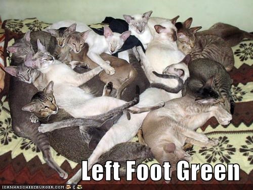 Left Foot Green