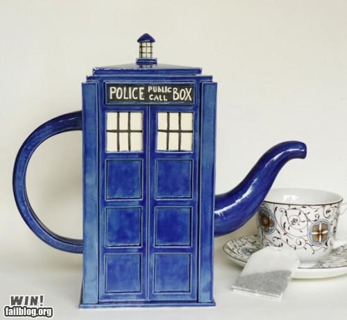 TARDIS Tea WIN