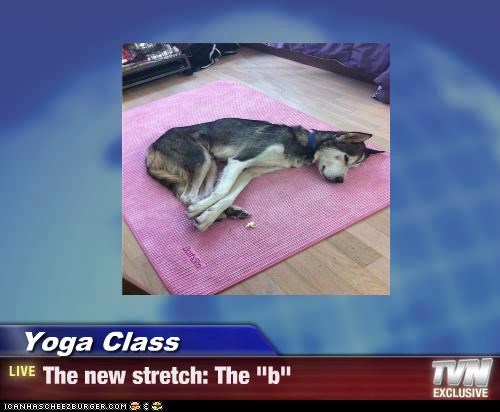 Yoga Class - The new stretch: The "b"