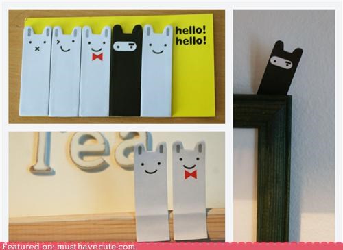 Bunny Face Page Markers