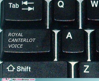 It's Always Pressed On Luna's Keyboard