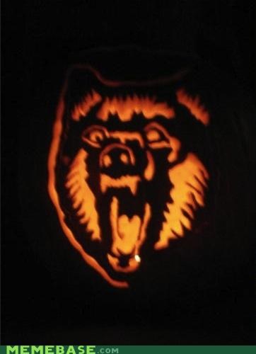 Insanity Wolf Pumpkin Puts the "Gore" in Gourds