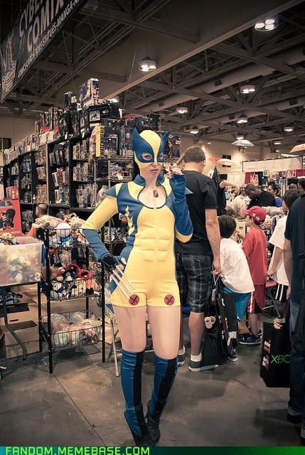 Genderswap Old School Wolverine