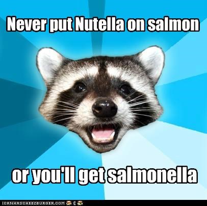 Lame Pun Coon: Is This Your Salmon, Ella?