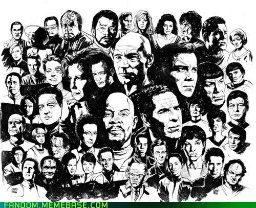 Draw All The Star Trek Characters!
