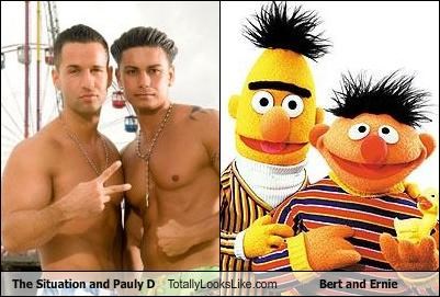 The Situation and Pauly D Totally Looks Like Bert and Ernie