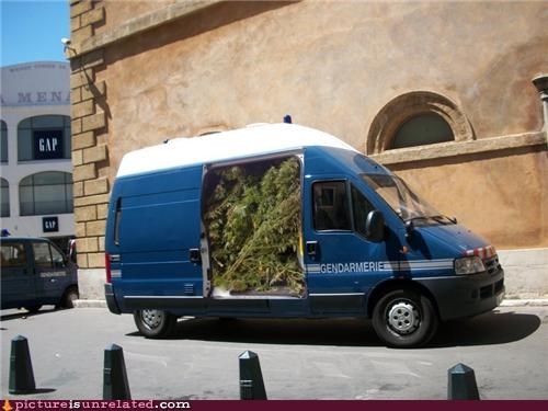 Due to Budget Cuts, The French Police Force is Being Replaced by Shrubs