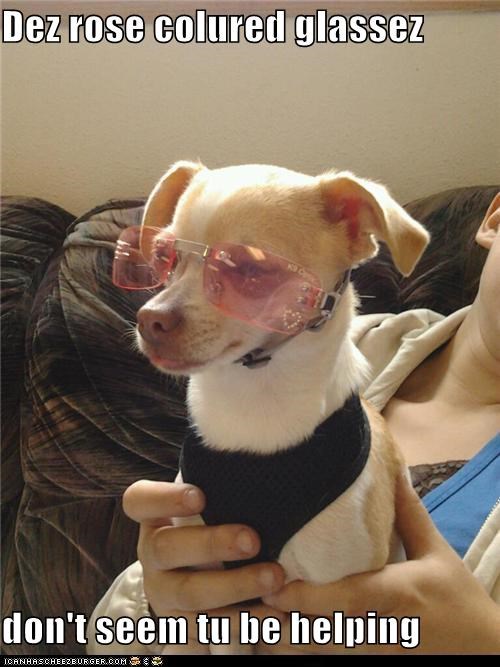 Dez rose colured glassez
