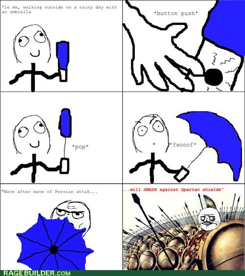 I Will Return With My Umbrella, or on It!