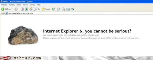 Can't Even Update a Bad Browser?