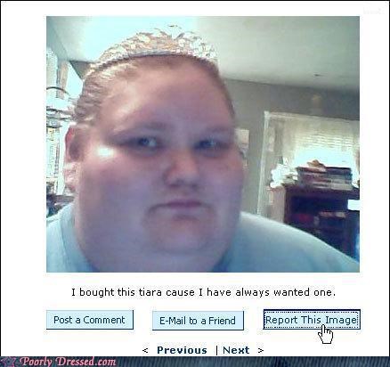 Too much tiara