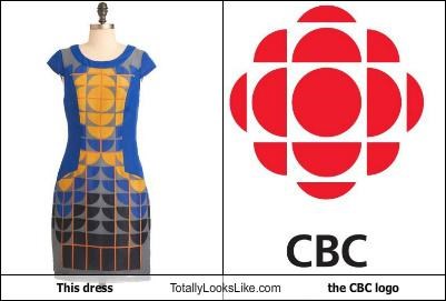 This Dress Totally Looks Like The CBC logo