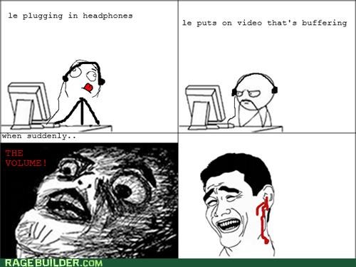 Headphones, Y U Ruin My Hearing?!