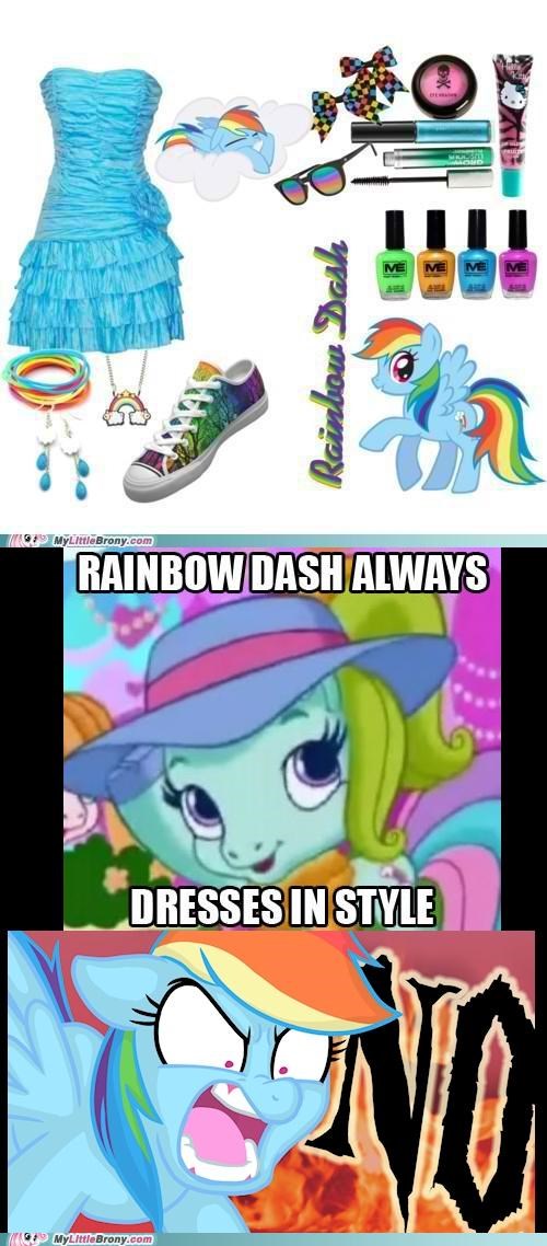 Rainbow Dash's Reaction