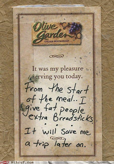 We're All About Efficiency at Olive Garden