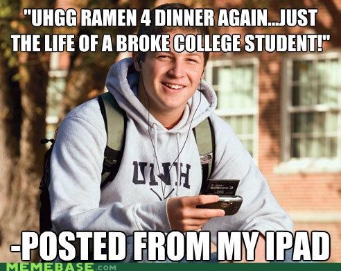 Broke College Freshman