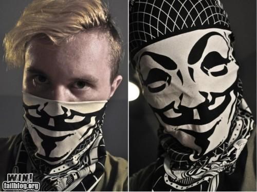 Guy Fawkes Bandanna WIN 