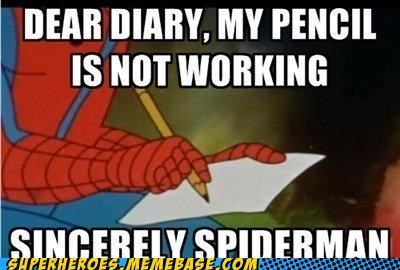 Dear Spider-Man, Get a New Pencil
