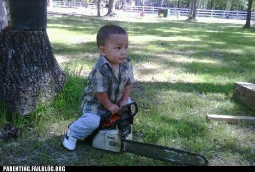 Don't Worry, Most Legal Adults Can't Turn Over a Chainsaw on the First Try