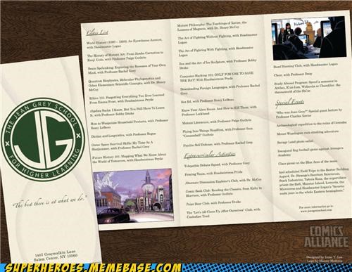 Jean Grey's School for Higher Learning: 2011 Syllabus