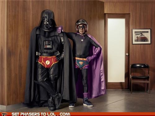 Dark Superhero Grandpa Befriends Darth Vader