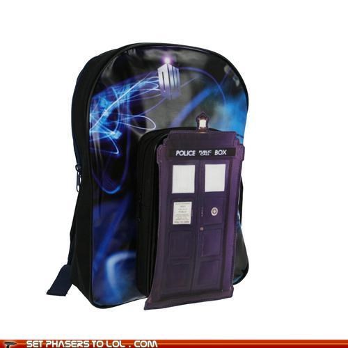 TARDIS Bookbag for All Your Cool Stuff