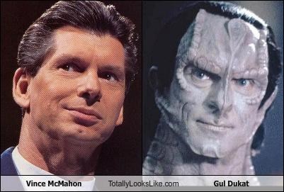 Vince McMahon Totally Looks Like Gul Dukat