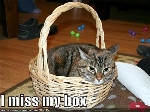 I miss my box