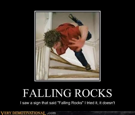 FALLING ROCKS