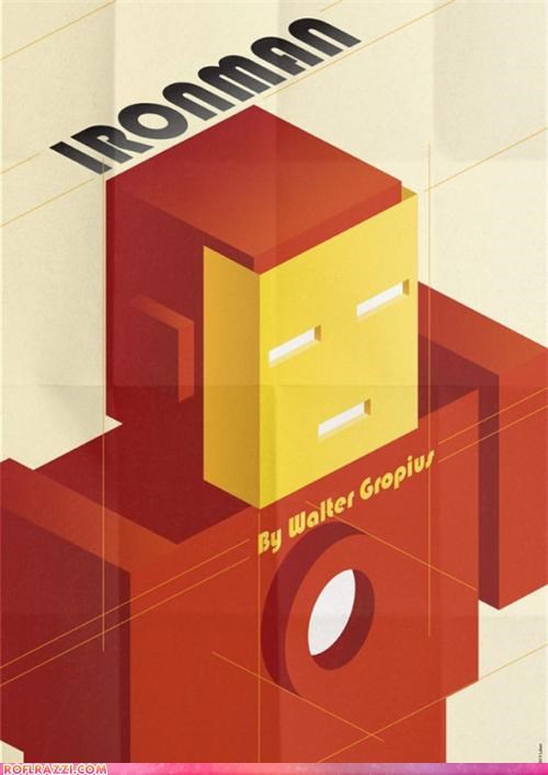 Collection: Art Deco Superhero Posters