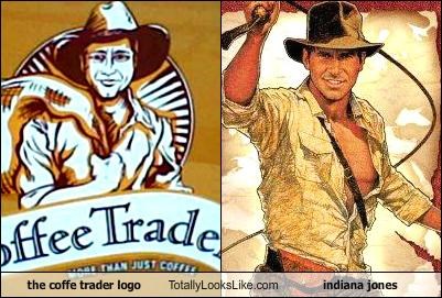 The Coffee Trader Logo Totally Looks Like Indiana Jones