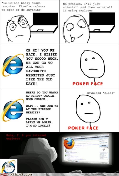 Internet Explorer is that friend you have to keep in touch with every other year