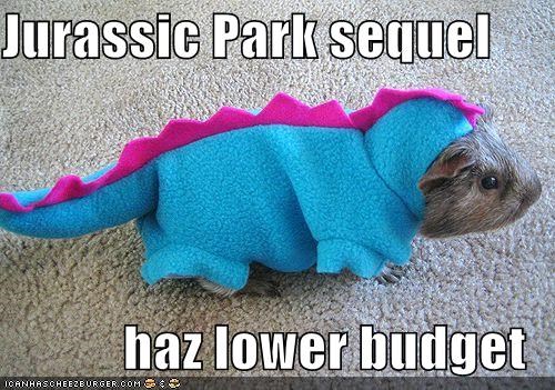 Jurassic Park sequel  haz lower budget