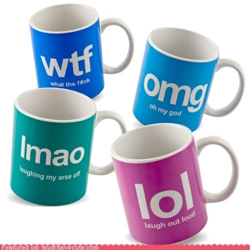 Text Speak Mugs