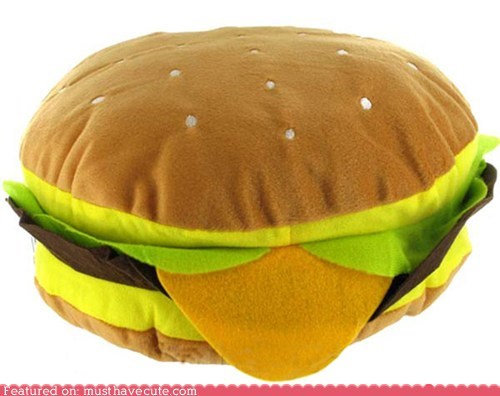 Cheeseburger Pillow
