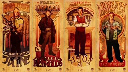 Firefly Art Nouveau Posters of the Day