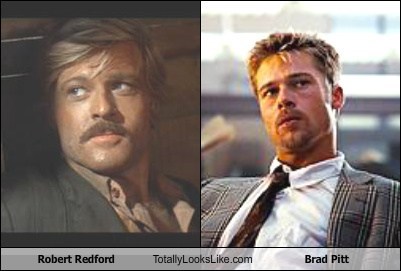 Robert Redford Totally Looks Like Brad Pitt