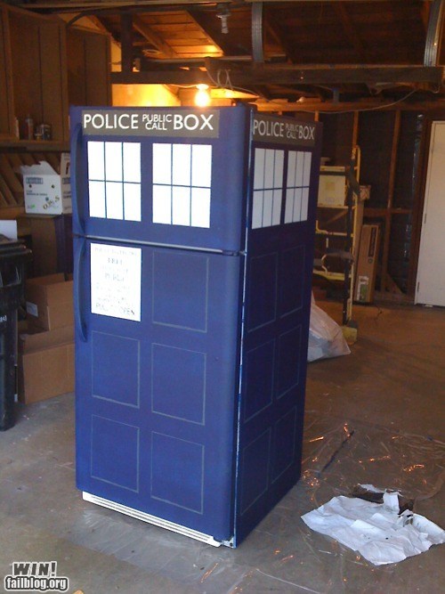 TARDIS Fridge WIN