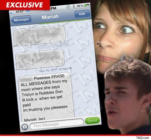 Bieber Baby Mama Texts of the Day