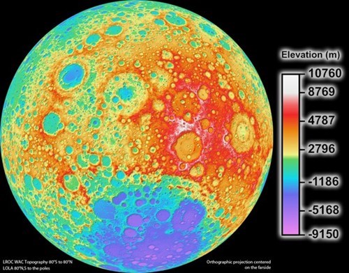 High-Resolution Moon Map of the Day