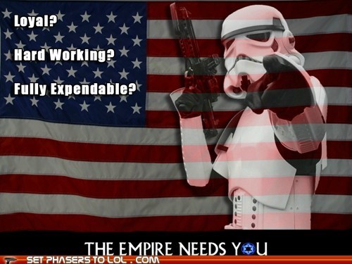 The Empire Needs You