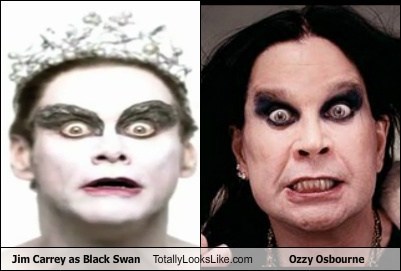 Jim Carrey as Black Swan Totally Looks Like Ozzy Osbourne