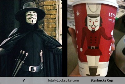 V Totally Looks Like Starbucks Cup
