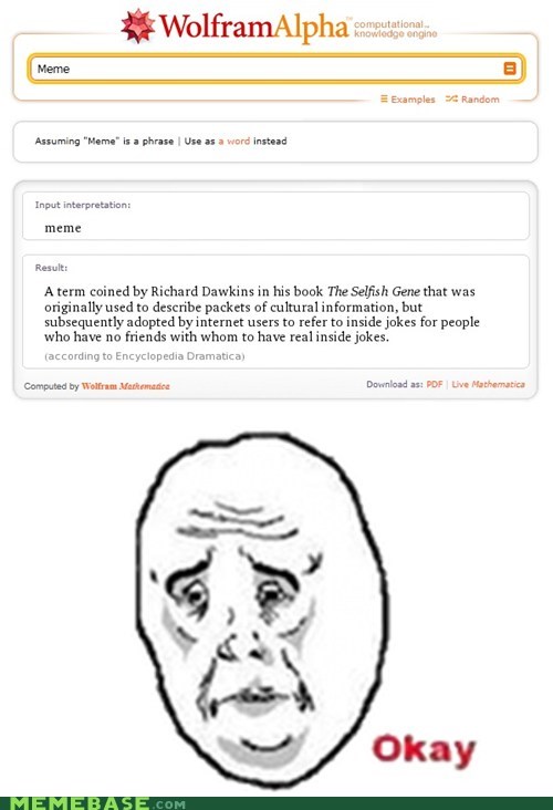 WolframAlpha: To Meme or Not to Meme