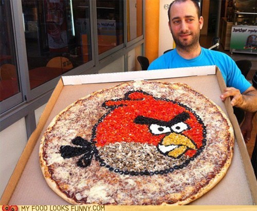 Angry Bird Pizza